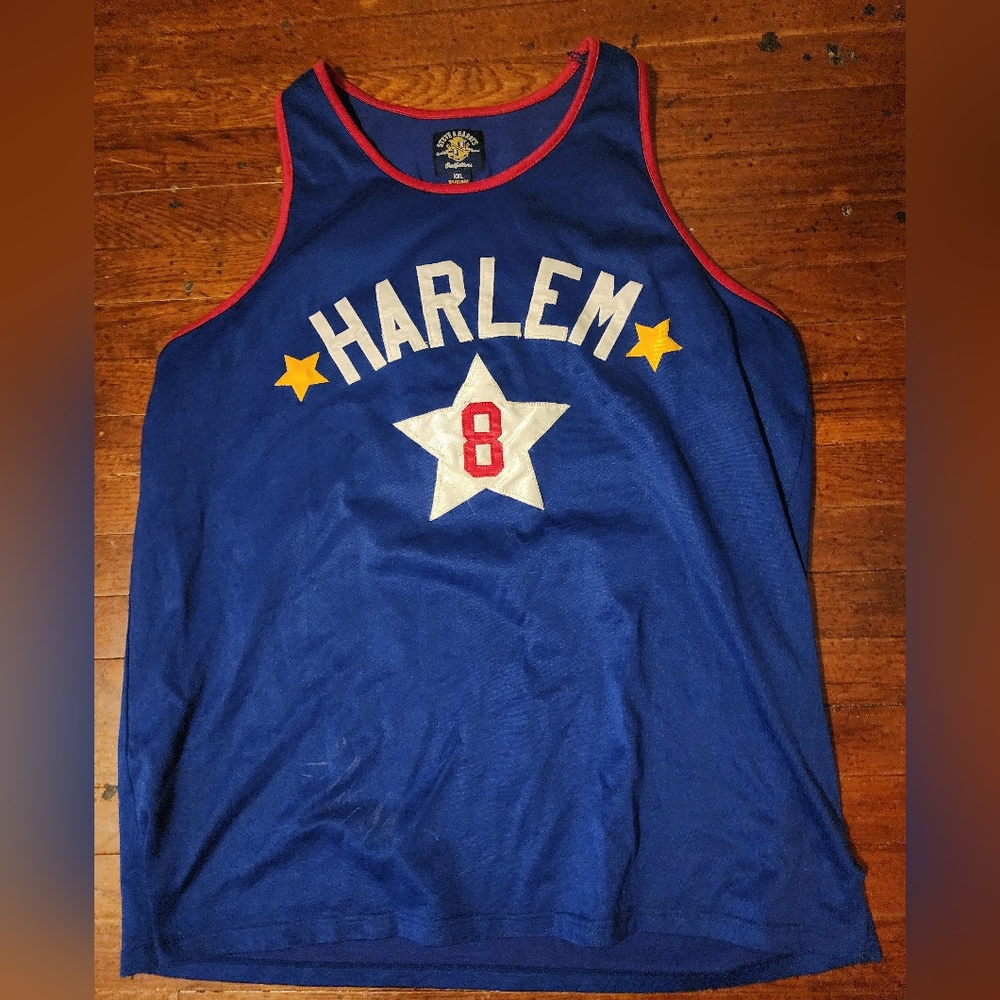 Harlem Steve and Barry's Men's sz 2XL Basketball Jersey